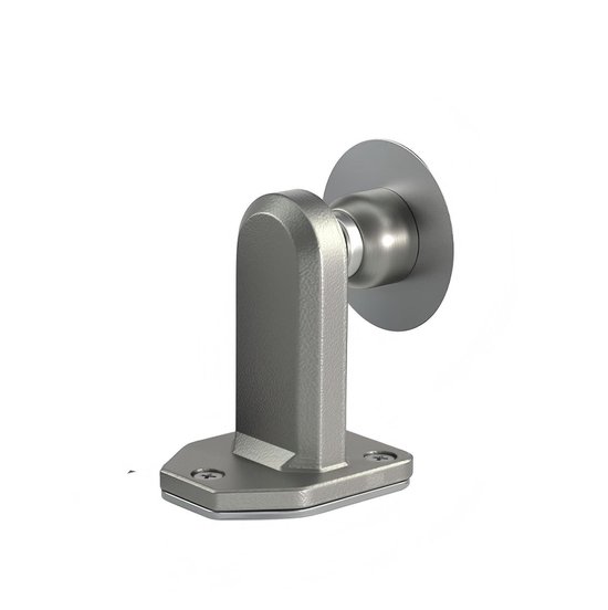 Freistehender Türstopper – 89 X 66 X 54 Mm – Robust Und Langlebig – Aus Robustem, Verzinktem Stahl Gefertigt – Einfache Montage – Sicherer Und Effektiver Türstopper