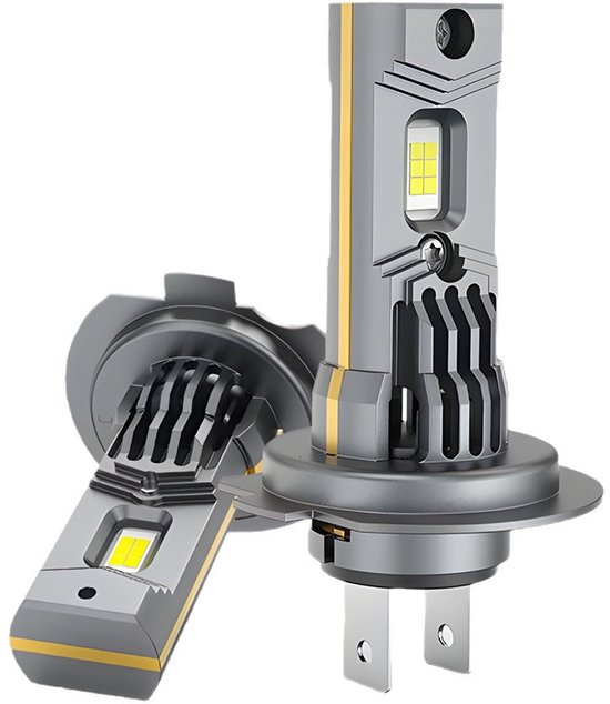 60w Led-leuchten (2er-pack), 6600 Lumen, 7800k Kaltweißes Licht, 1:1 Mini-halogenlampengröße, Lebensdauer Über 50.000 Stunden, Plug & Play.