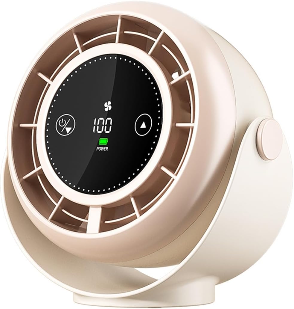 Deckenventilator, Usb-wandventilator, Turbo-tischventilator, Multifunktionsventilator Für Verschiedene Einsatzorte (beige) Und Tischventilator Ohne Bohren Mit
