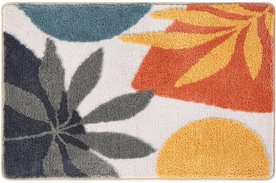 Badematte – Modernes Abstraktes Design – Rutschfest – 50 X 80 Cm