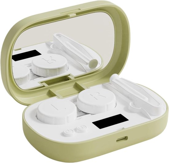 Ultraschallreiniger – Ultraschallreiniger Für Ct-linsen – 2 W, 3,7 V – Led-anzeige – 5 Geschwindigkeitsstufen – Geräuscharm – Sterilisation – Wiederaufladbar
