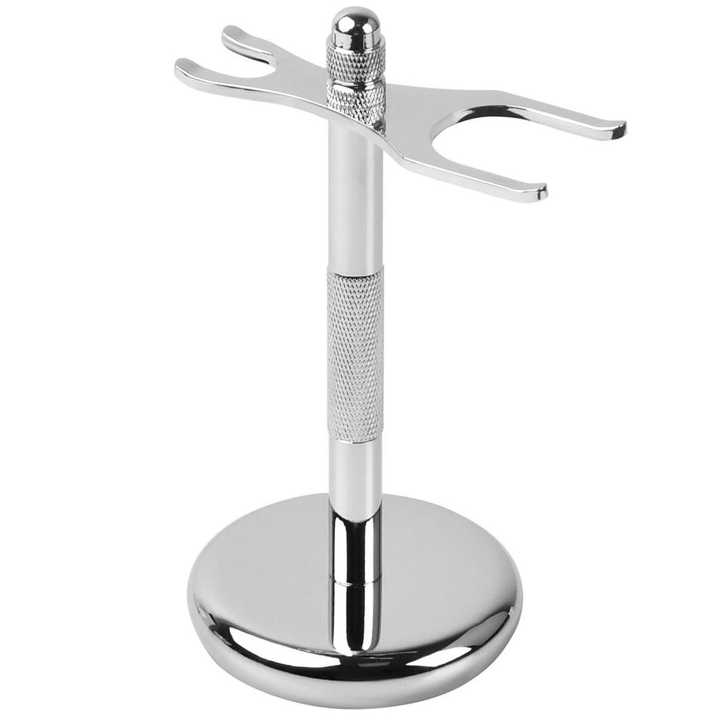 Rasiererhalter Aus Edelstahl, Silberfarben, Geeignet Für Sicherheitsrasierer Und Rasierpinsel – Hochwertiges Badezimmeraccessoire, Badezimmerständer – Silberfarben