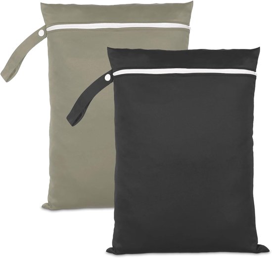 2er-packung Wasserdichte, Komprimierbare Reise-wäschesäcke Mit Reißverschluss (40 X 30 Cm).