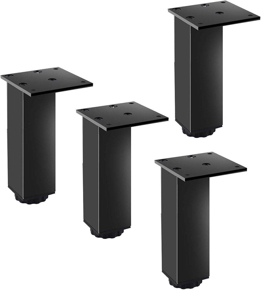 Set Mit 4 Möbelfüßen, 35 Cm, Aus Aluminiumlegierung, Geeignet Für Tv-möbel, Badezimmermöbel, Stühle Und Hocker.