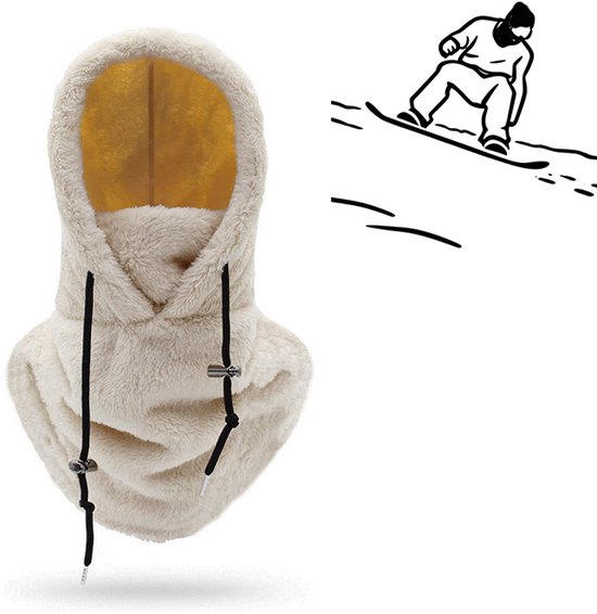 Skimaske, Fleece, Unisex – Geeignet Für Outdoor-aktivitäten Wie Wandern, Camping, Trekking, Skifahren Und Radfahren – Khaki