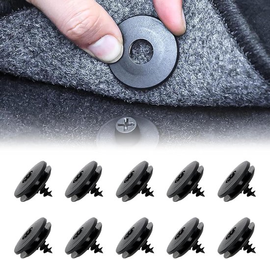 Fußmattenclips Für Autos – Zur Befestigung Von Autoteppichen – Universell – 10er-pack