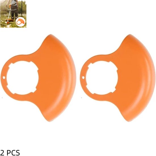 2er-pack Universelle Orangefarbene Rasenmäherabdeckungen, 15 X 13,3 X 2,5 Cm Für Akku-aufsitzrasenmäher