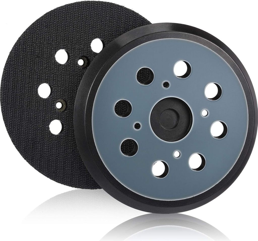 Vier 125-mm-schleifpapierpads Mit Klettverschlüssen, 8 Löcher, Zur Verwendung Mit Exzenterschleifern Schleifpapierscheiben Mit Klettverschlüssen.