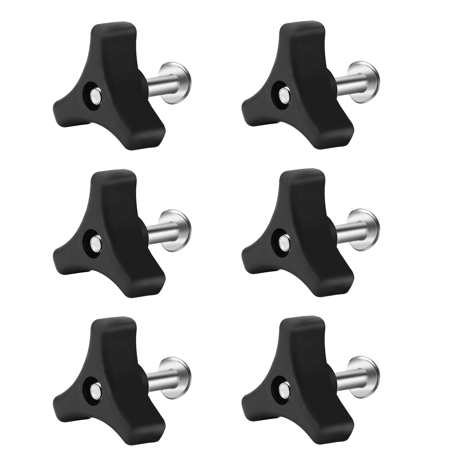 6 Sets Universal-befestigungsschrauben, Knöpfe Und Muttern Für Dreieckige Rasenmähergriffe