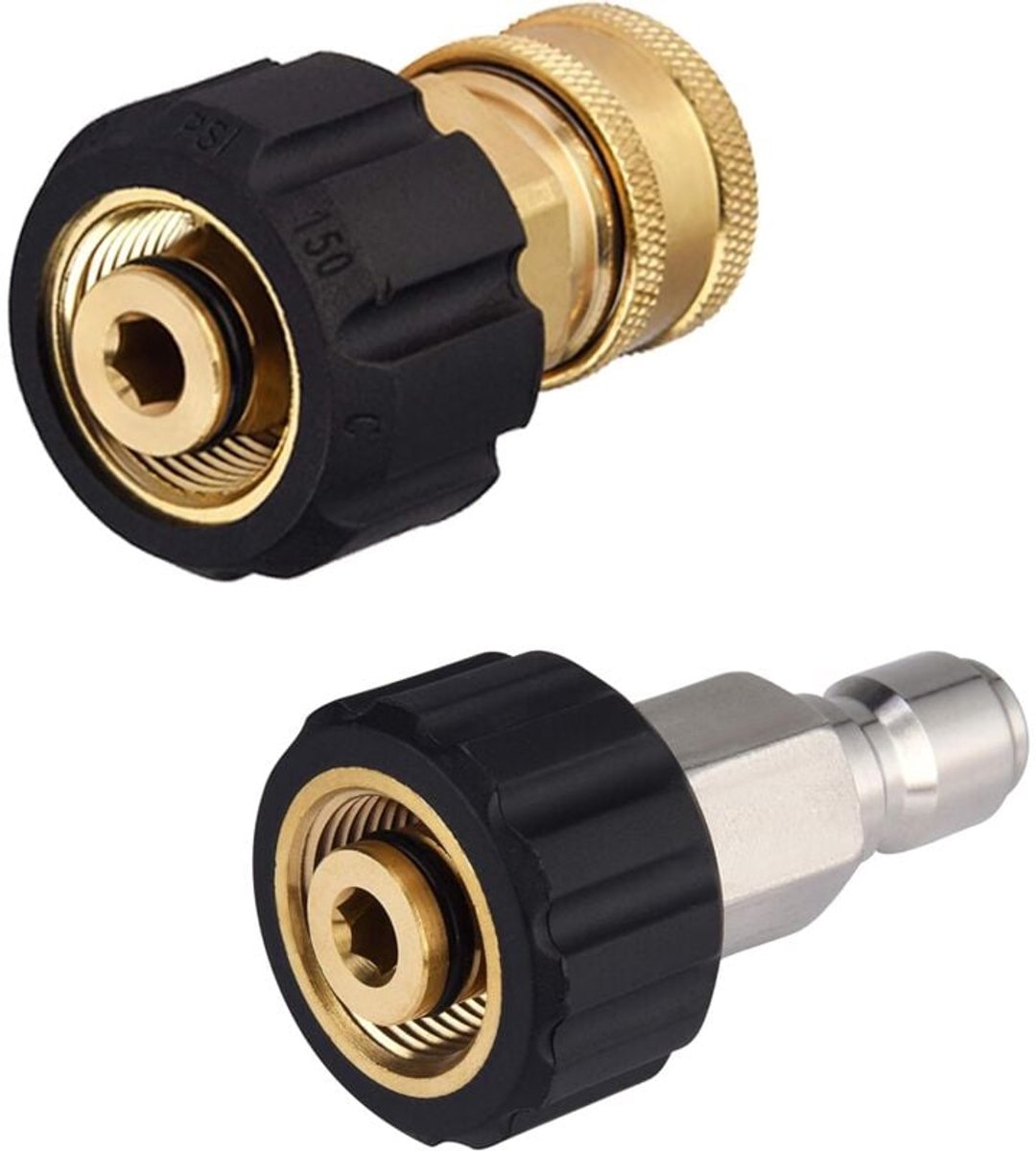 Hochdruckreiniger-schlauchadapter-set – M22 Auf 3/8 Schnellkupplung, Geeignet Für Hochdruckreiniger-schläuche