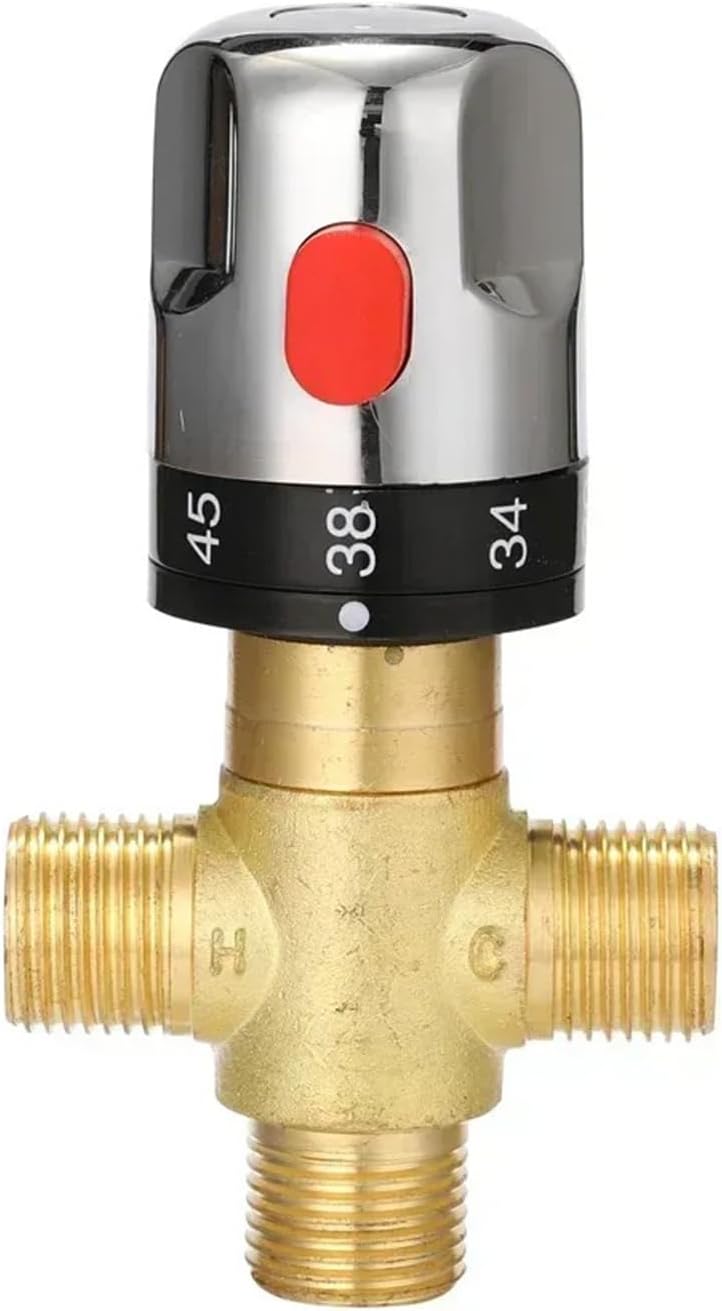 Thermostatisches Mischventil Aus Messing Mit Außengewinde G1/2 Dn15 Für Warm- Und Kaltwasserbereiter
