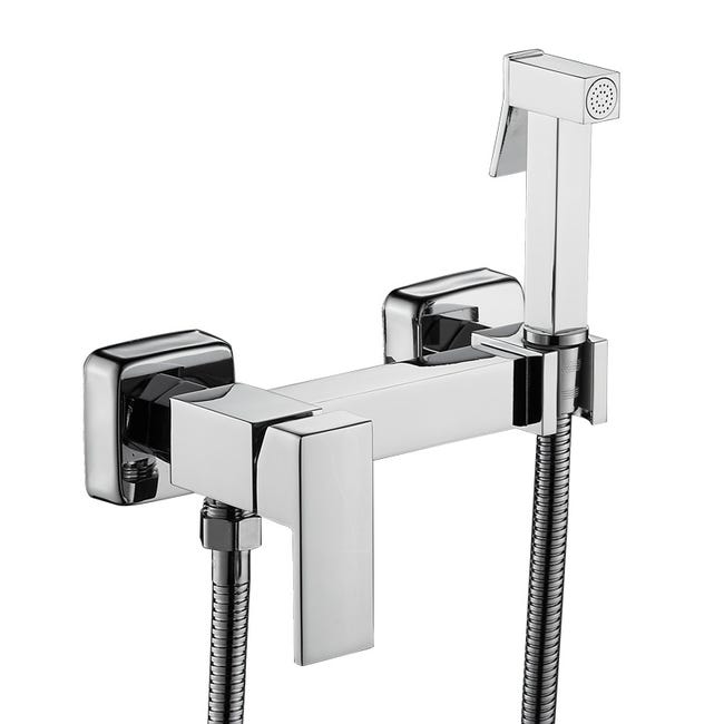 Wc-bidet-duschset, Wandbrauseset, Bidet-duschset Aus Messing Für Warm- Und Kaltwasser