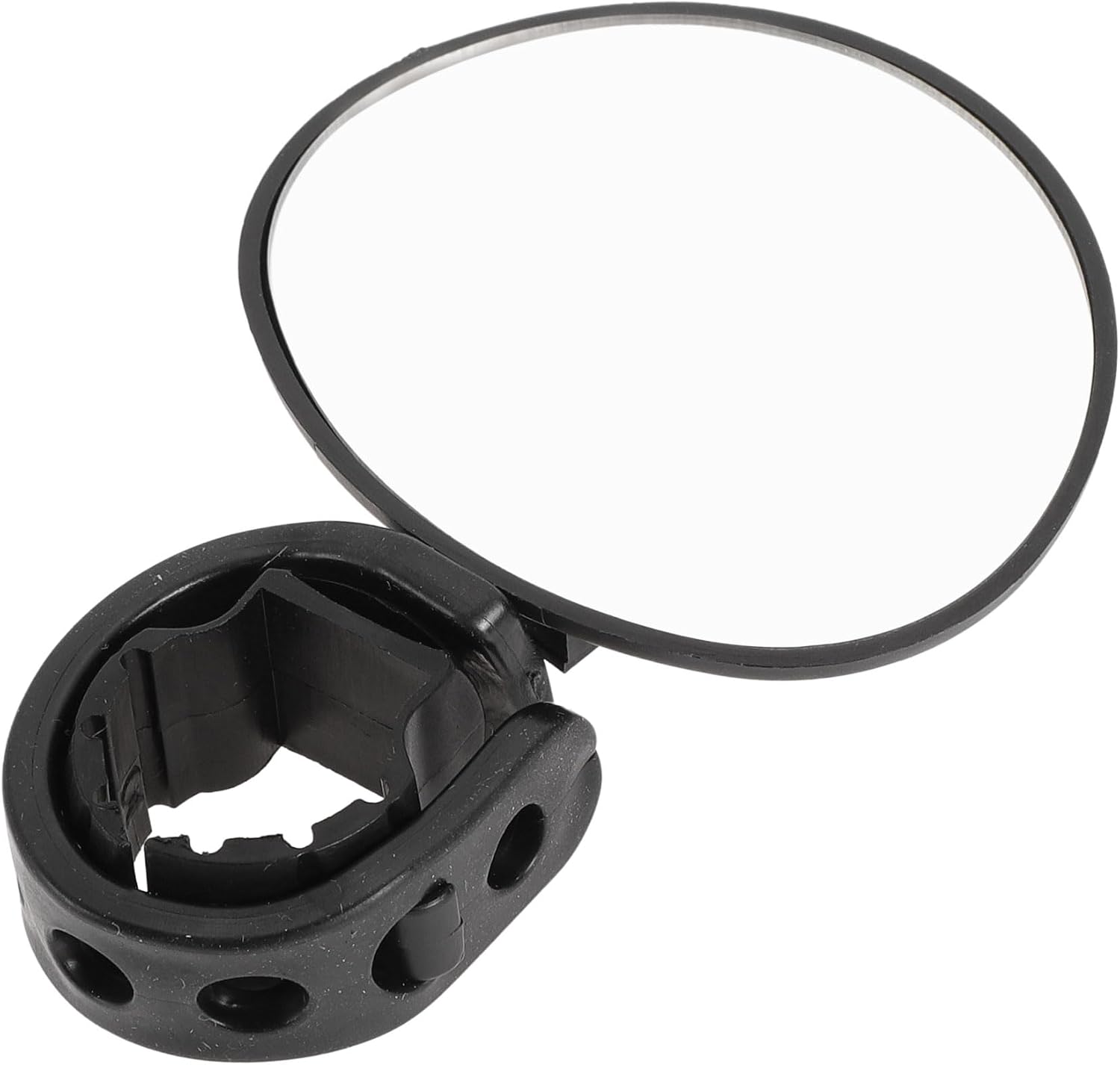Verstellbarer Fahrradrückspiegel 9,5 X 6,8 Cm Schwarzer Fahrradrückspiegel Für Den Lenker, Geeignet Für Mountainbikes Und Rennräder, 1 Stück.
