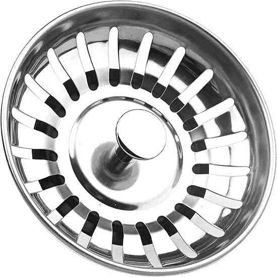 Edelstahl-küchenspülen-siebstopfen – 79 Mm, Robuster Abflussfilter-ersatz