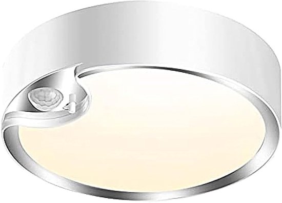 Deckenleuchte Mit Bewegungsmelder, Batteriebetrieben, 400 Lumen, 6000 K, Höhe 7,8 Zoll. Geeignet Für Schränke, Treppenhäuser, Flure Und Garagen.