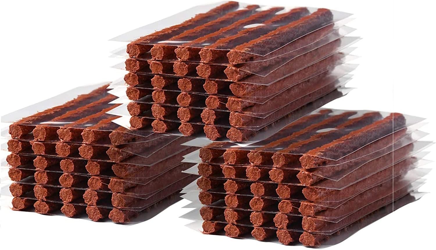150 Reifenreparaturkordfäden, 1 X 0,6 Cm Reparaturgummidichtungsstreifen, Natürlicher Reifenreparaturgummistopfen, Reparaturset Für Schlauchlose Offroad-reifen