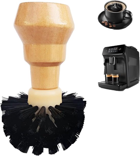Kaffeefilter-reinigungsbürste, Professionelles Barista-werkzeug, Siebträgerbürste, Espresso-reinigungsbürste, 51 Tassen (54–58 Mm)