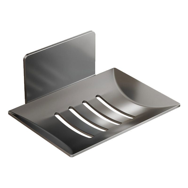 Seifenschale – Seifenhalter Aus Kohlenstoffstahl (bohrfrei) – Ohne Nägel – Badezimmerregal – Wc-seifenschale – Seifenkorb