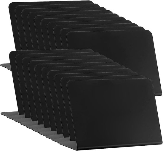 20er-pack Mini-tischkreidetafeln Mit Ständer, Wiederverwendbaren Lebensmitteletiketten Und Preisschildern, 100 X 75 Mm