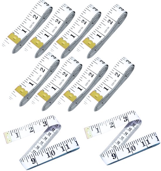 Flexibles Maßband, 10 Rollen, 3 Meter, Schneiderbedarf