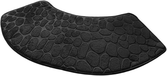 Gebogene Badematte, Gebogene Duschmatte, 100 X 40 Cm, Weich, Saugfähig, Rutschfest, Abwaschbar, Für Küchen- Und Badezimmerböden Im Innenbereich