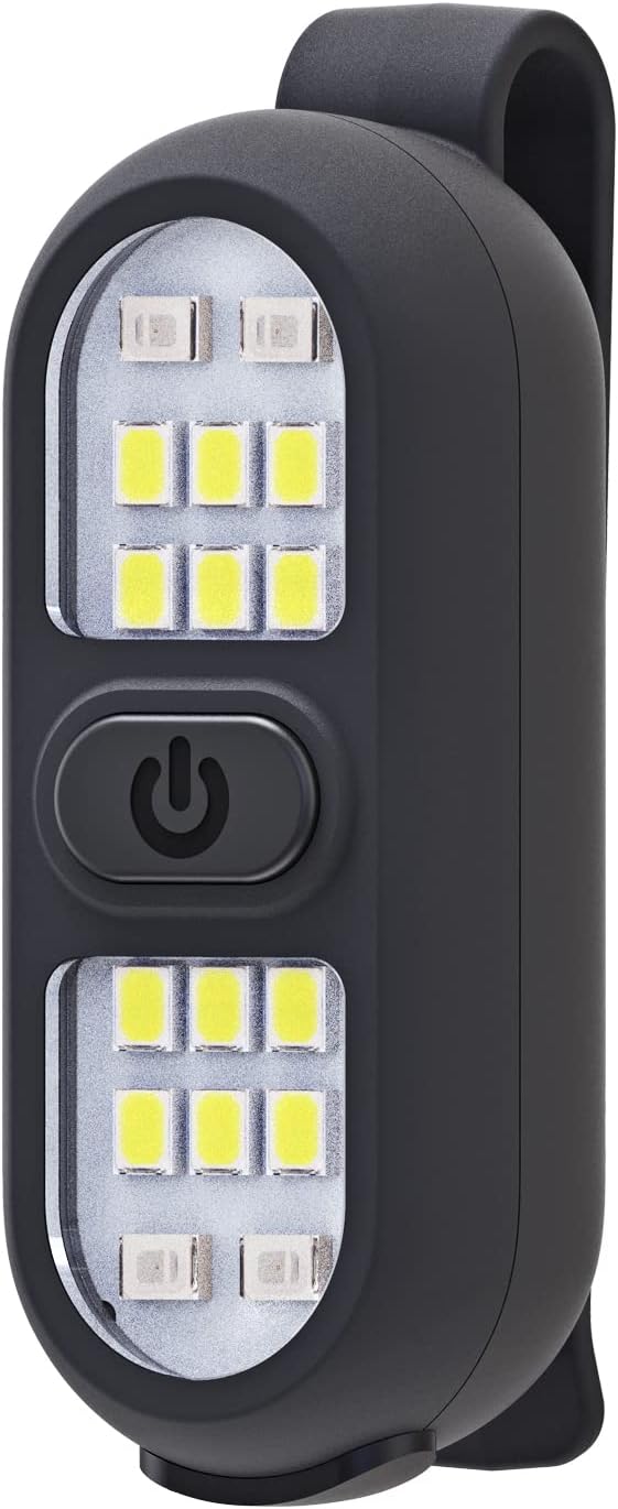 Clip-taschenlampe – Lauflicht – Nachtlicht – Hundelampe – Wiederaufladbar Und Sicher – Tragbar – Freihändig – Auch Als Arbeitsleuchte Geeignet