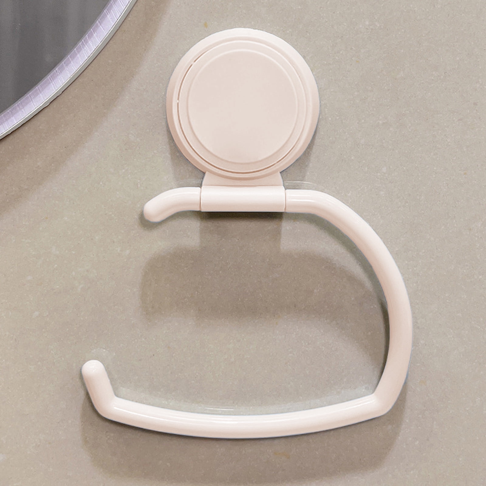 Cremefarbene 2er-packung Selbstklebende Handtuchhalter Mit Saugnapf, Ohne Bohren