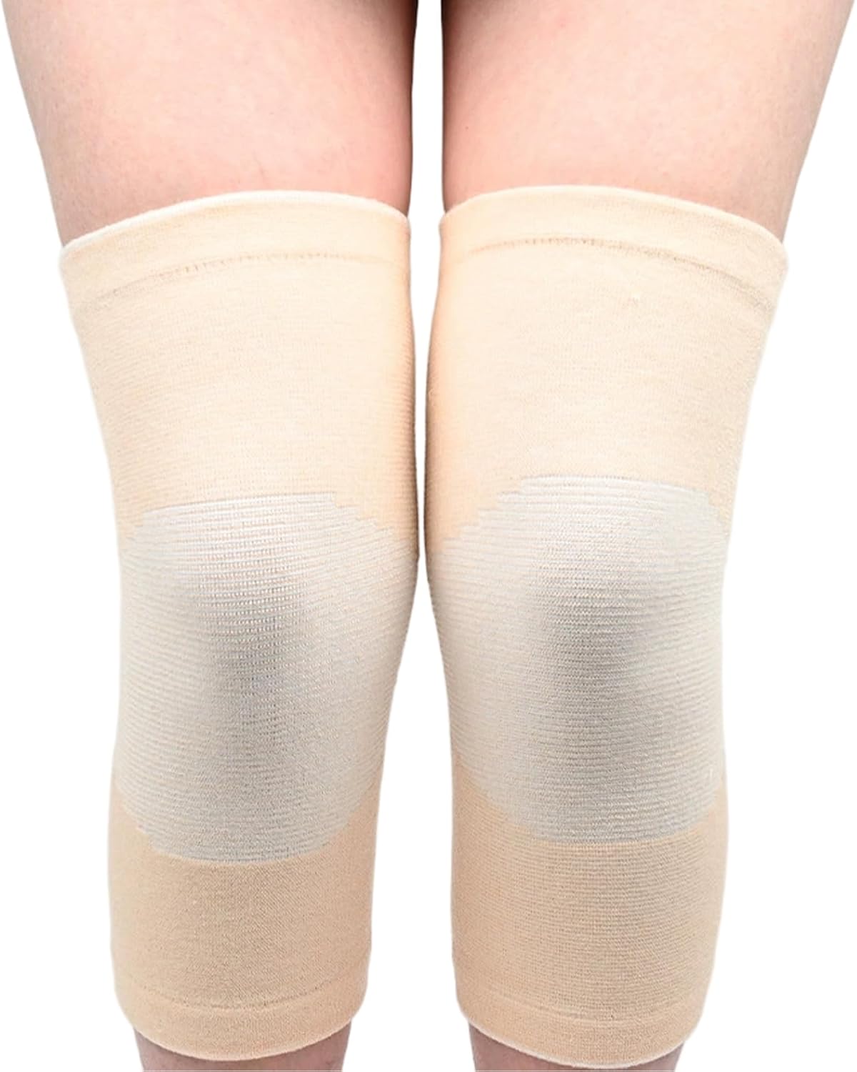 Paar Bambus-knieschoner Für Damen Und Herren, Elastische Und Warme Bambus-kompressions-knieschoner Zum Laufen, Volleyball, Fitness, Xl.