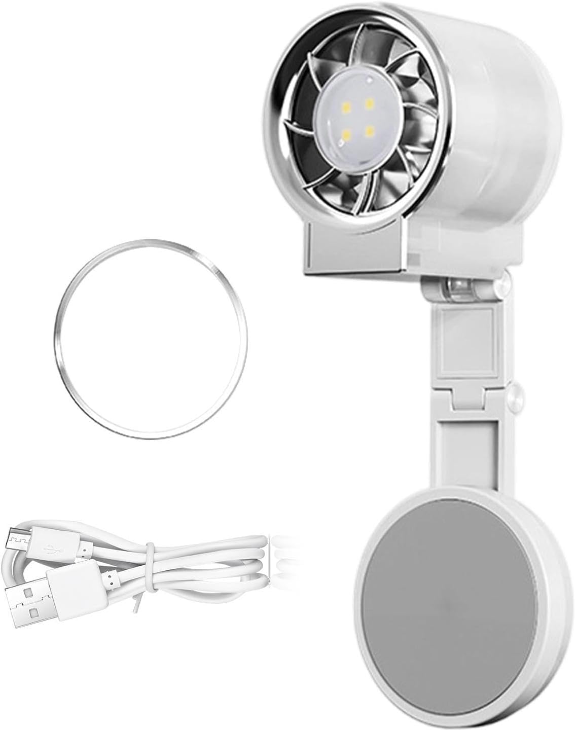 Universeller, Tragbarer Handventilator – 3 Geschwindigkeitsstufen & Faltbar Batteriebetriebener Mini-tischventilator – Für Draußen, Zuhause, Strand, Büro, Schule, Picknicks
