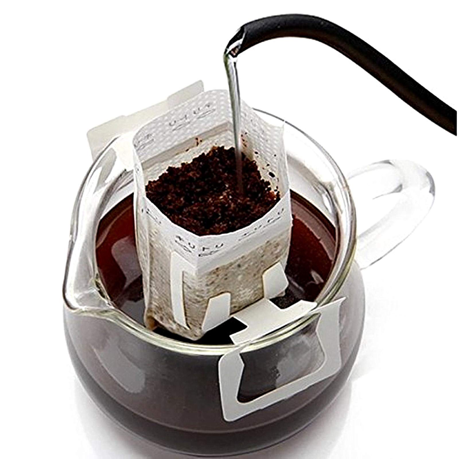 Kaffeefilterbeutel, 100 Stück Einweg-filterbeutel Für Filterkaffee, Geeignet Für Zuhause, Reisen Und Das Büro.