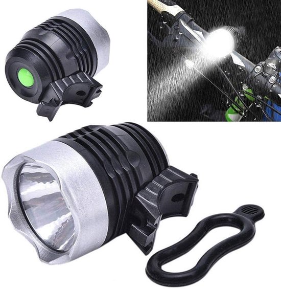 3w Led-fahrradfrontlicht – Rennrad – Schwarz