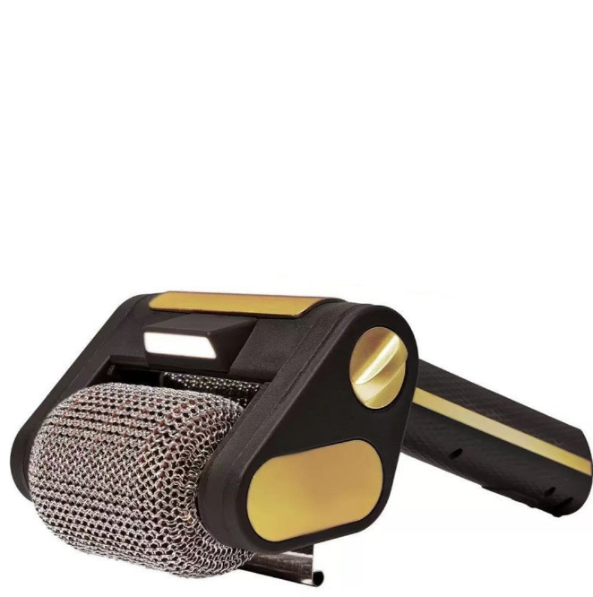 Borstenfreie, Rotierende Grillbürste Mit Led-beleuchtung, Kabellos Und Wiederaufladbar, Aus Edelstahl 304, Mit Leistungsstarken Rollen, Kein Vorheizen Erforderlich, Max. 350 U/min, Entfernt Verbrannte