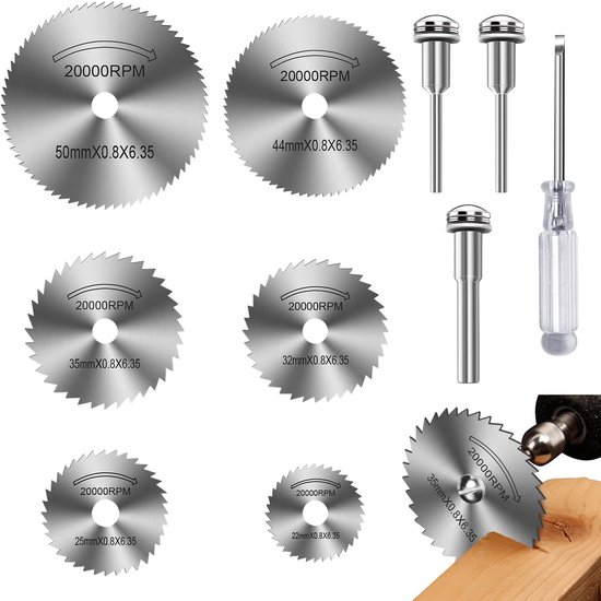Schneidblätter Für Dremel, Mini-kreissägeblätter Geeignet Zum Sägen Von Holz Und Metall.