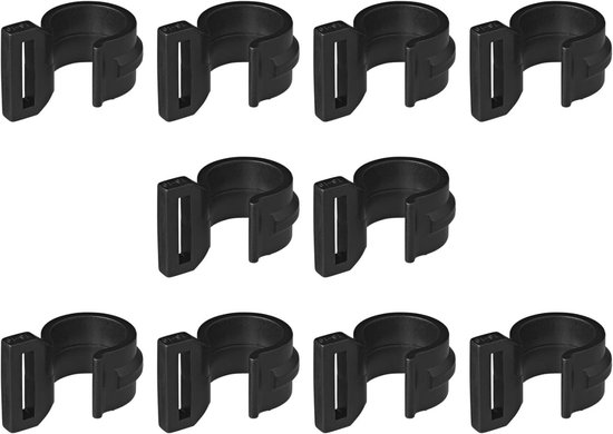 10er-packung Heringe Für Innenzelte – Größe 20–25 Mm – Gerillte Zeltclips – Für Campingzubehör – Robust Und Langlebig – Schwarz