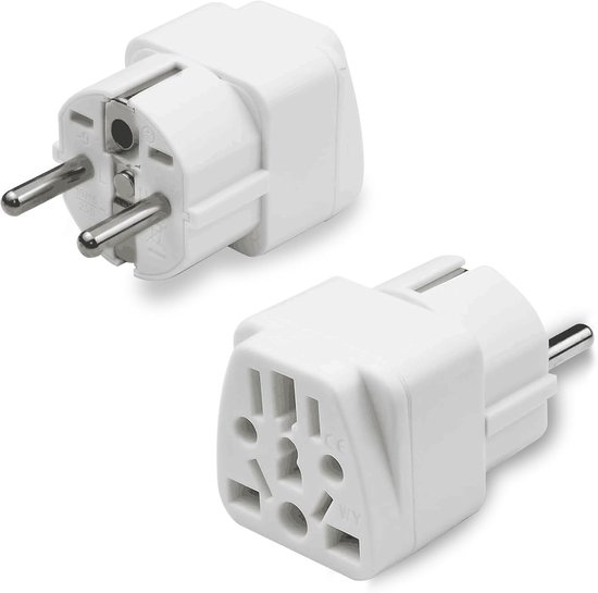 Englischer Steckeradapter Für Frankreich – Usa-adapter Für Frankreich – Großbritannien-adapter Für Frankreich – Chinesischer Steckeradapter Für Frankreich – Universal-reiseadapter (2 Stück)