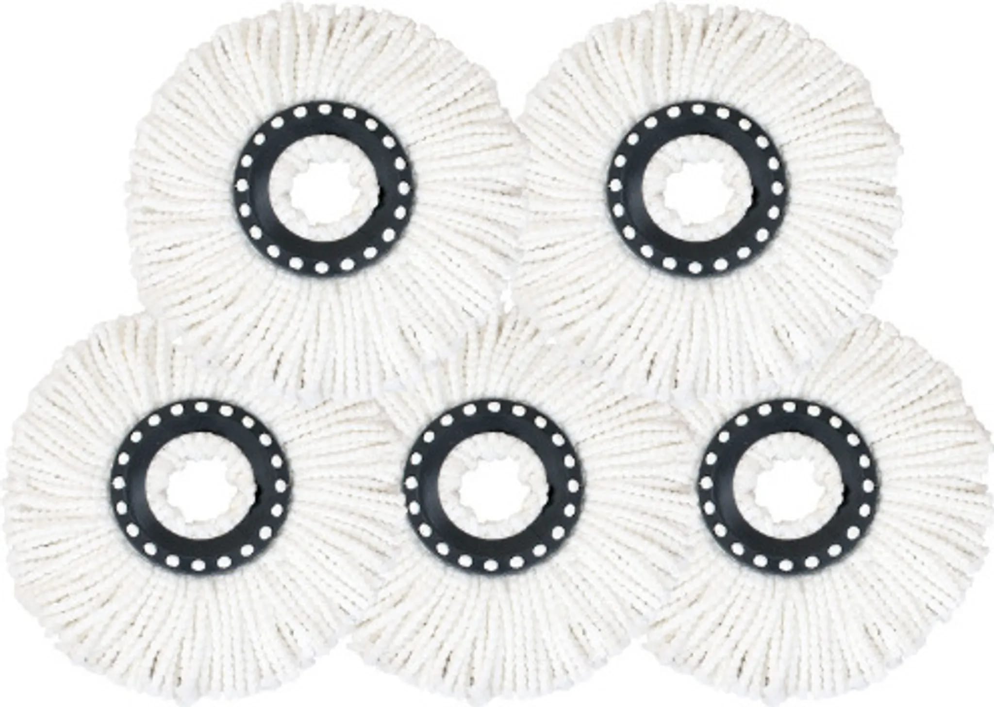 5er-pack Ersatzköpfe Für Mikrofaser-wischmopps (weiß)
