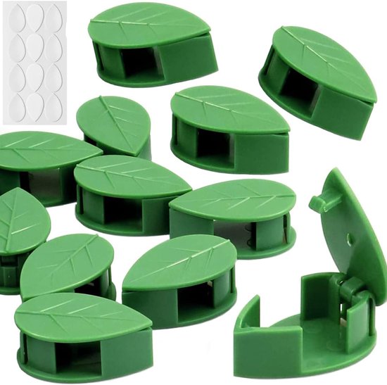 20er-packung – Selbstklebende Pflanzenclips – Für Innenräume – Befestigungsclips – Für Grünpflanzen – Pflanzenständer – Wandbefestigung – Für Kletterpflanzen – Efeukranz