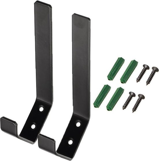 Helmhaken-set, 2-teilig, 12 Cm, Wandmontage, Edelstahl, Für Kleidung, Taschen Und Helme, 5-mm-schraublöcher, Inklusive Montagezubehör
