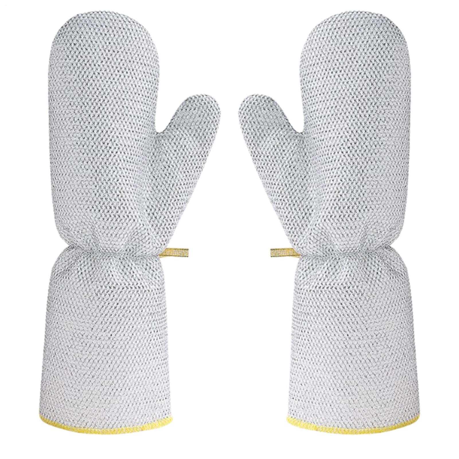 Set Mit 2 Küchenspülhandschuhen – Rutschfeste, Strapazierfähige Aluminium-haushaltsreinigungshandschuhe, Hitze- Und Ölbeständig, Zum Geschirrspülen Zu Hause