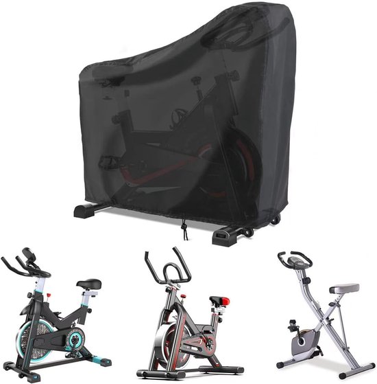 Schutzhülle Für Spinning-bikes – Wasserdichtes Oxford-gewebe – Größe M – 140 X 60 X 120/160 Cm – Staubschutzhülle Für Fitnessgeräte – Laufband/heimtrainer