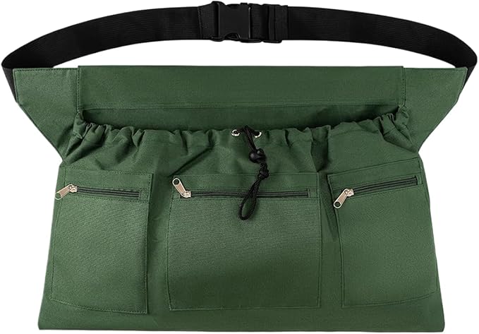 Wasserdichte, Robuste Gartengeräteschürze Mit Taschen Zur Obsternte (22,44 X 14,57 Zoll)