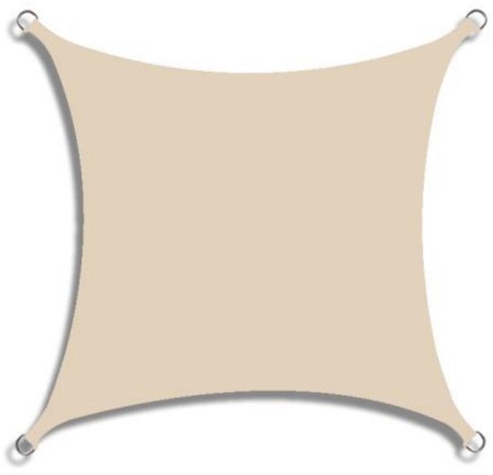 Rechteckiger Sonnenschutz (2,5 X 3 M) – Wasserdichte Polyester-oxford-plane – Uv-schutz – Mit Seil – Für Garten, Terrasse, Patio Und Partys