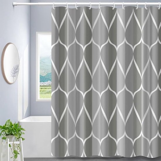 Hochwertiger, Wasserdichter Und Schimmelresistenter Duschvorhang (200 X 200 Cm), Dekoratives Badezimmeraccessoire