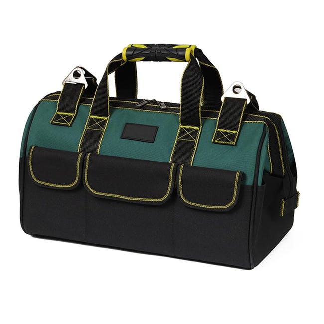 Robuste Werkzeugtasche (15 Zoll) Mit Schultergurt, Langlebig, Geeignet Für Elektriker, Heimwerker Und Zur Werkzeugaufbewahrung.