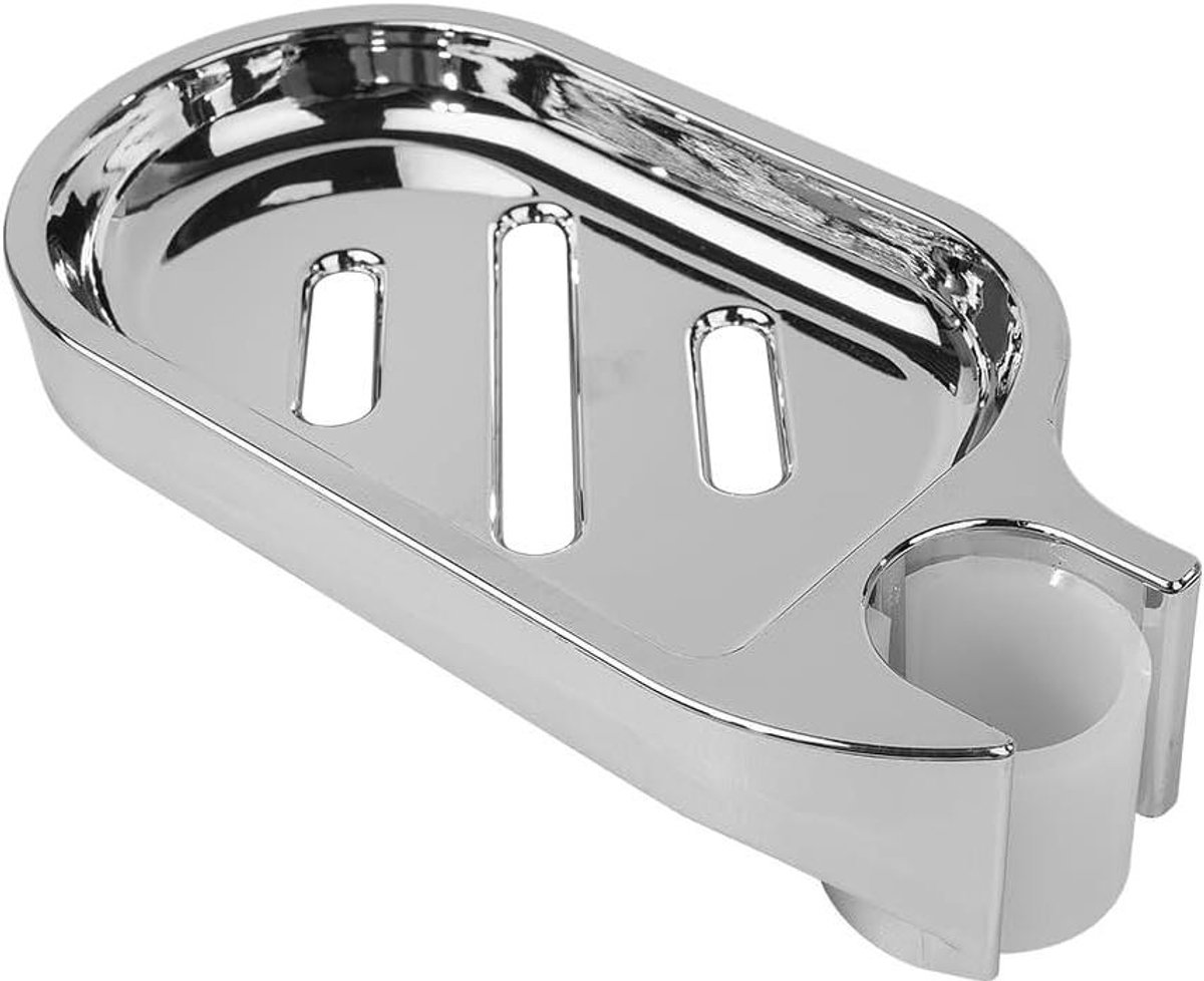 Verstellbare Seifenschale Für Duschstangen – Praktisches Badezimmer-gadget – Passend Für Rohre Mit 22 Mm Durchmesser – Material: Abs – Zubehör Für Duschstangen