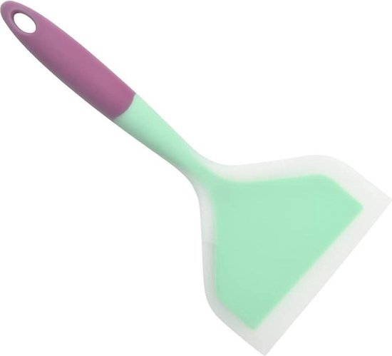 Grüne Und Violette, Hitzebeständige, Flexible, Antihaftbeschichtete Silikon-backspatel (breit)