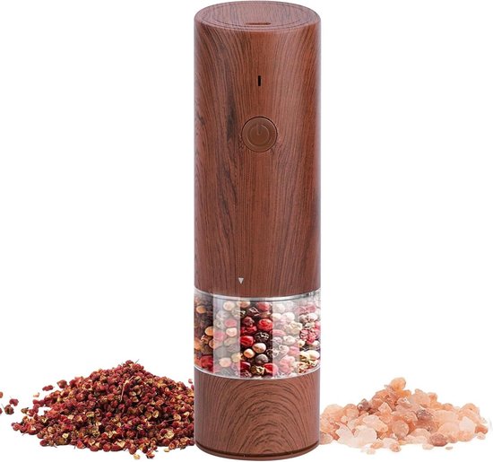 Automatische Salz- Und Pfeffermühle Mit Einstellbarem Mahlgrad – Elektrische Gewürzmühle Mit Usb-aufladung Und Reinigungsbürste, Ideal Für Grillabende Und Picknicks Im Freien