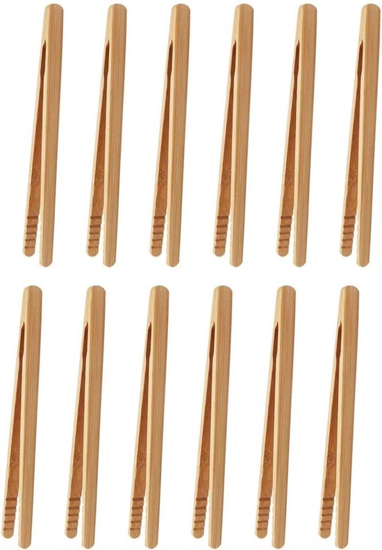 Bambusclips, 10er-pack – Küchenclips Aus Bambus Zum Grillen Und Für Salate – Toastclips Aus Holz – Obst- Und Gurkenclips – 17 Cm Lang