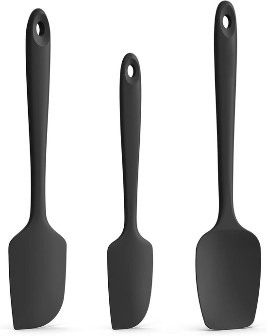 Das 3-teilige Silikonspatel-set Ist Hitzebeständig Bis 315 Grad Celsius, Flexibel Und