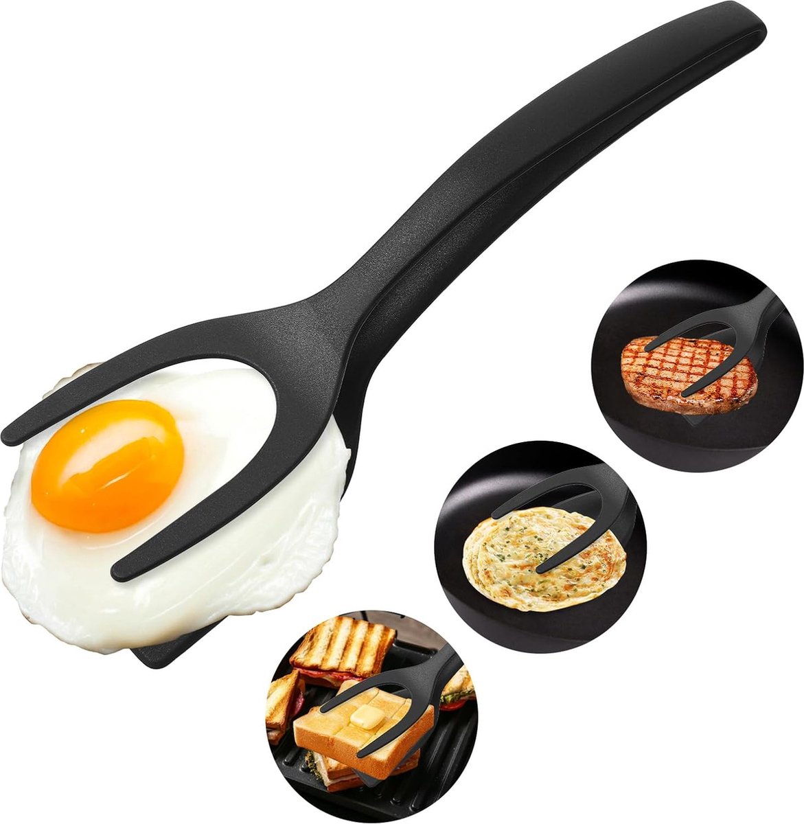 Robuster 2-in-1-griff- Und Wendespatel Für Eier Und Mehr